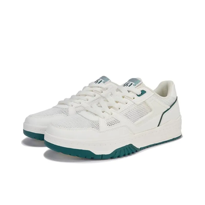 361° CLOUDSTEP 2 Anti Slip Wear Resistant Low Top Skateboard Shoes Men's White-2