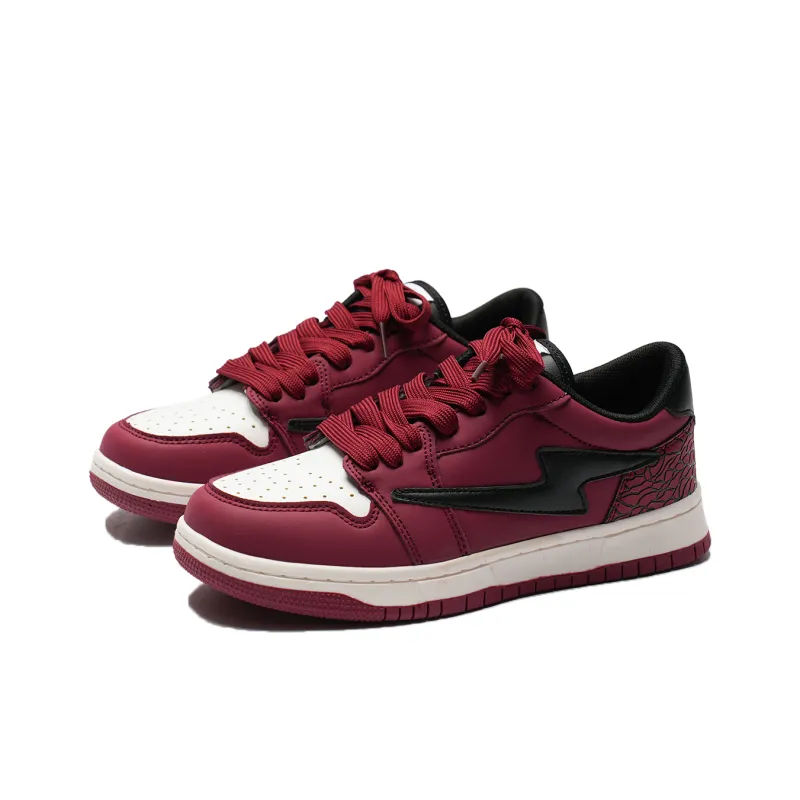 T628 Slip Resistant, Lightweight, And Breathable Low Top Skateboard Shoes Unisex-36