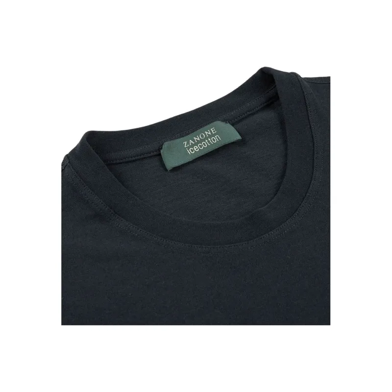 Zanone T Shirts Men Navy Blue-1