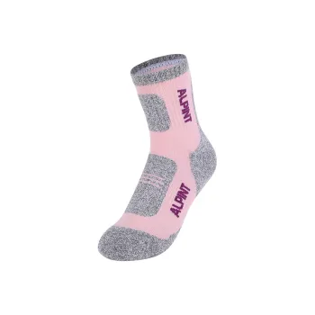 ALPINT MOUNTAIN Sports Socks Women's 1 Pack Pink