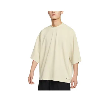 Nike Sportswear T Shirt Men's Light Khaki/Black