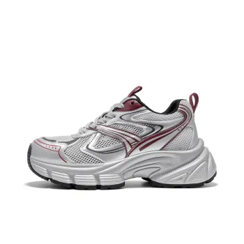 Spider King Low Top Chunky Sneakers Women's Silver