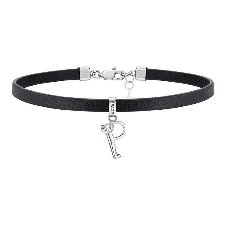 PEACE & CAT Titanium Steel Necklaces Women's-19