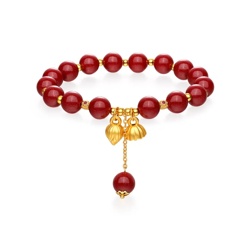 JINLIUFUJIXIANG Cinnabar Bracelets Unisex-0