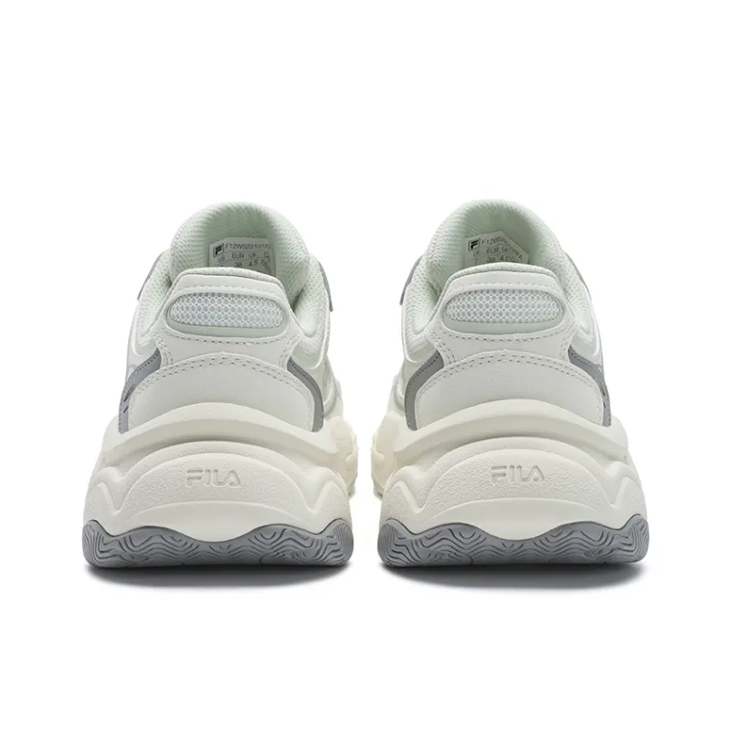 FILA Mars 4 Mars Shoes Slip Resistant, Abrasion Resistant, Breathable Low Top Casual Shoes Women's White Green-3