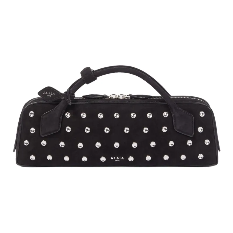 Alaia Leather Handbag Women's Black-0