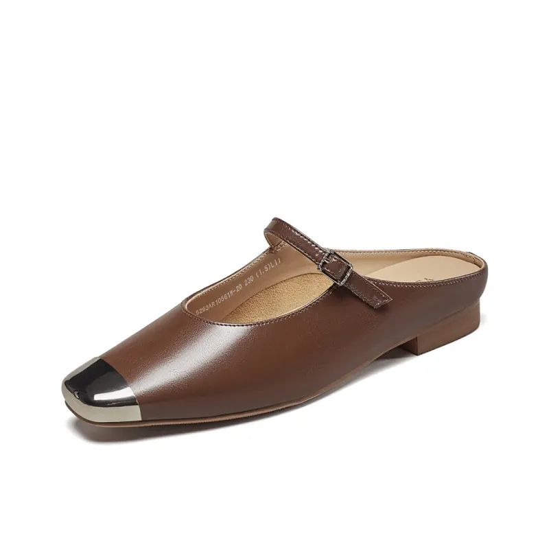 YEARCON Rubber Sole Slip Resistant Wrap toe Slippers Women's-5
