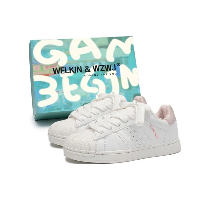 WELKIN&WZWJ Shell Head Slip Resistant Low Top Skateboard Shoes Unisex-4
