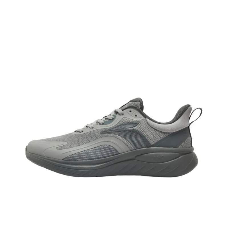 361° Softwalk 3.0 Slip Resistant And Breathable Low Top Casual Running Shoes Men's Gray-0