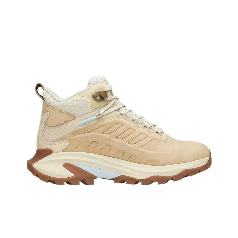 MERRELL Moab Speed 2 Leather Mid Waterproof Latte Women's-1