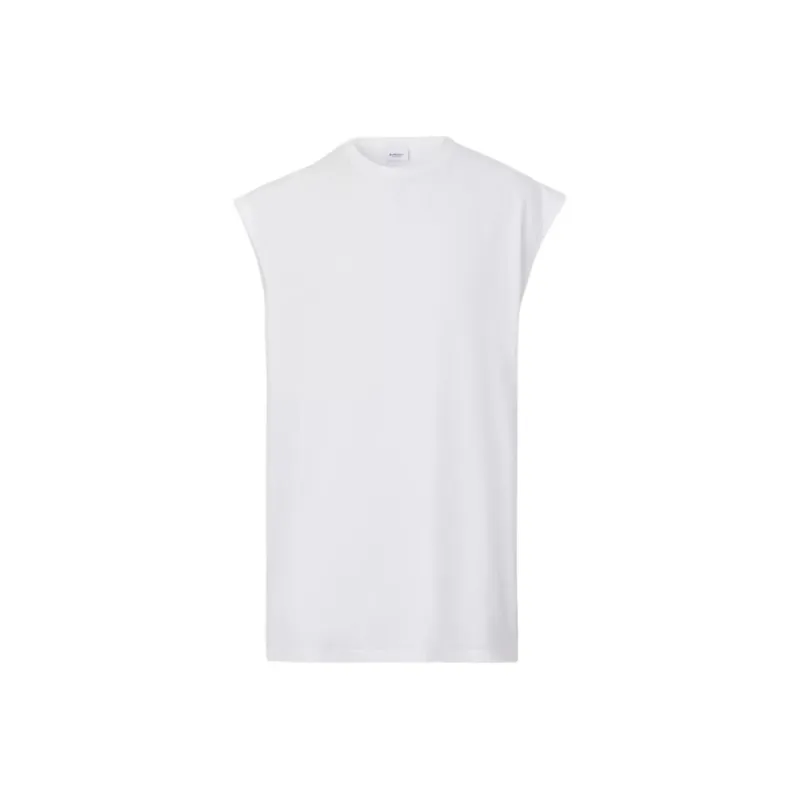 Burberry Sleeveless Cotton Oversized Top-0