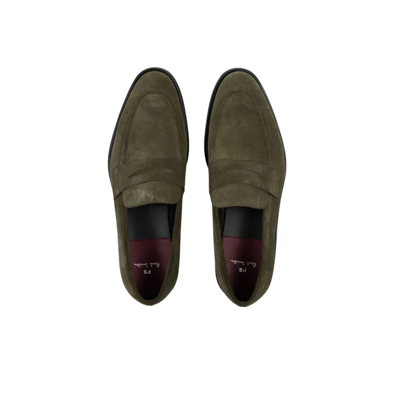 Paul Smith Pierce Casual Shoes Men's Khaki Green-4