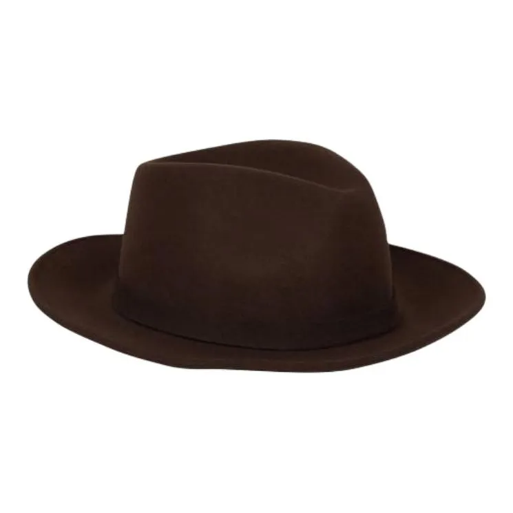 Lock Hatters Rabbit Fur Top Hats Unisex Brown-1