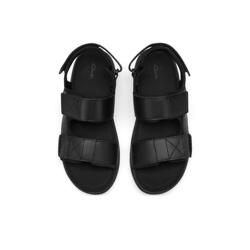 Clarks Beach Sandals Men's Black-2
