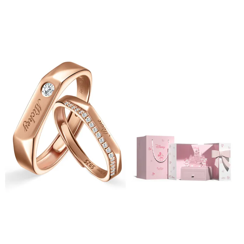 Disney S925 Silver Rings Unisex-5