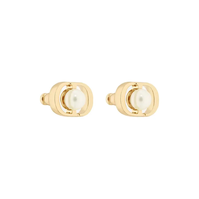 DIOR Metal Earrings Unisex Gold-0