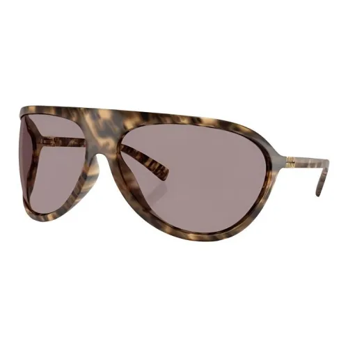 miu lige miu lige Square Sunglasses Men's Tortoiseshell
