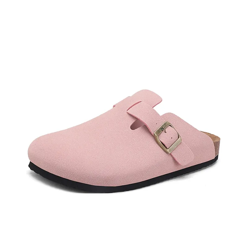 ENRICO COVERI Rubber Sole Abrasion Resistant Wrap toe Slippers Unisex-4