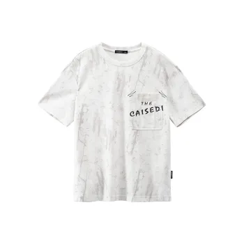 CAISEDI T Shirts Men White