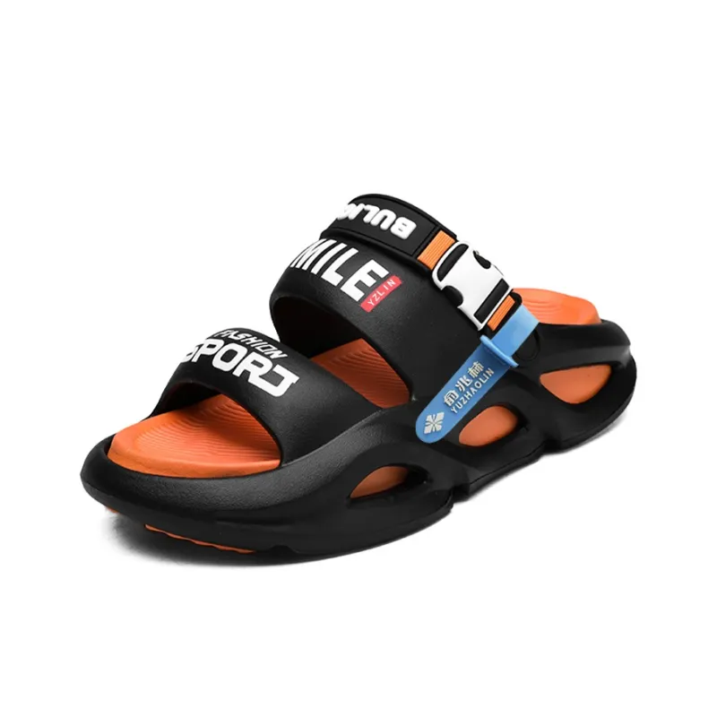 YUZHAOLIN EVA Cut Out Massage Slip Resistant Abrasion Resistant Quiet Slide Slippers Unisex-97
