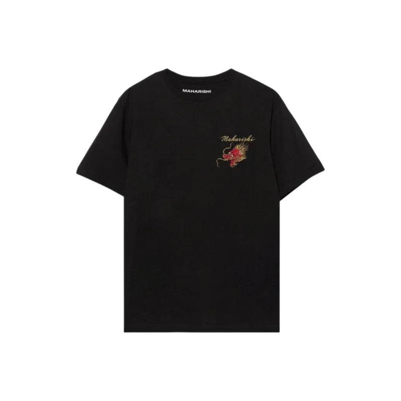 Maharishi Dragon Map T Shirt-0