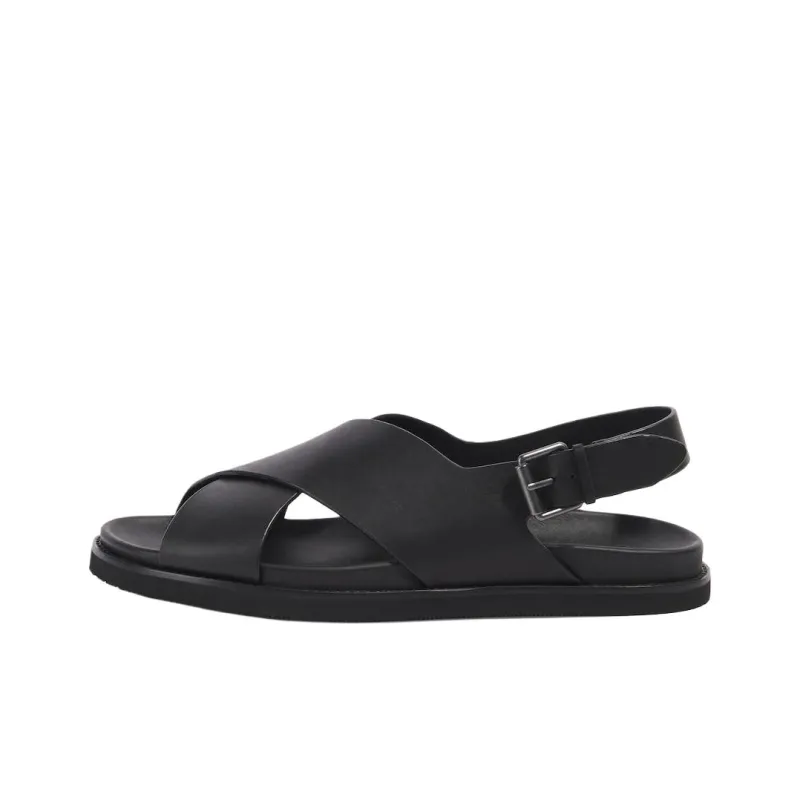 Polo Ralph Lauren Zane One Strap Sandals Men's Black-0
