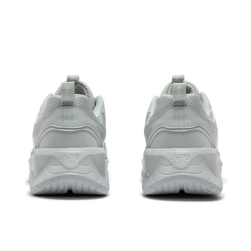 361° Cushioning, Wear Resistant Low Top Casual City Commute Running Shoes Women's Gray-3