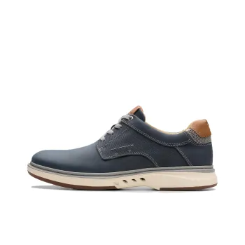 Clarks Un Briley Pace Low Top Casual Shoes Men's Blue