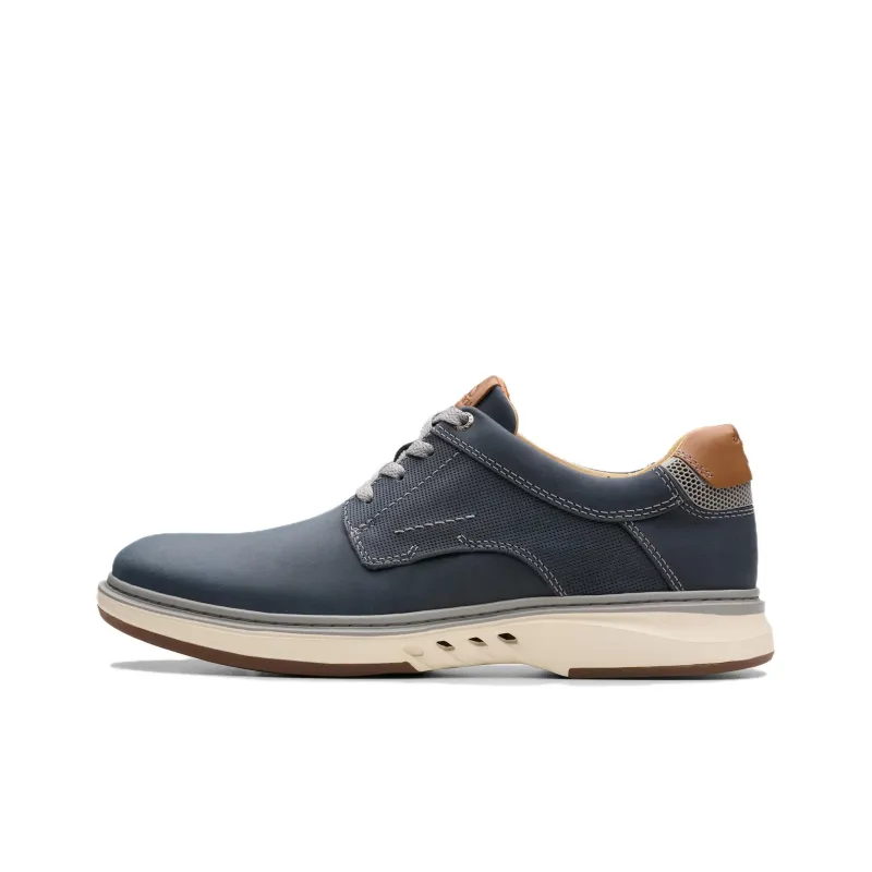 Clarks Un Briley Pace Low Top Casual Shoes Men's Blue-0
