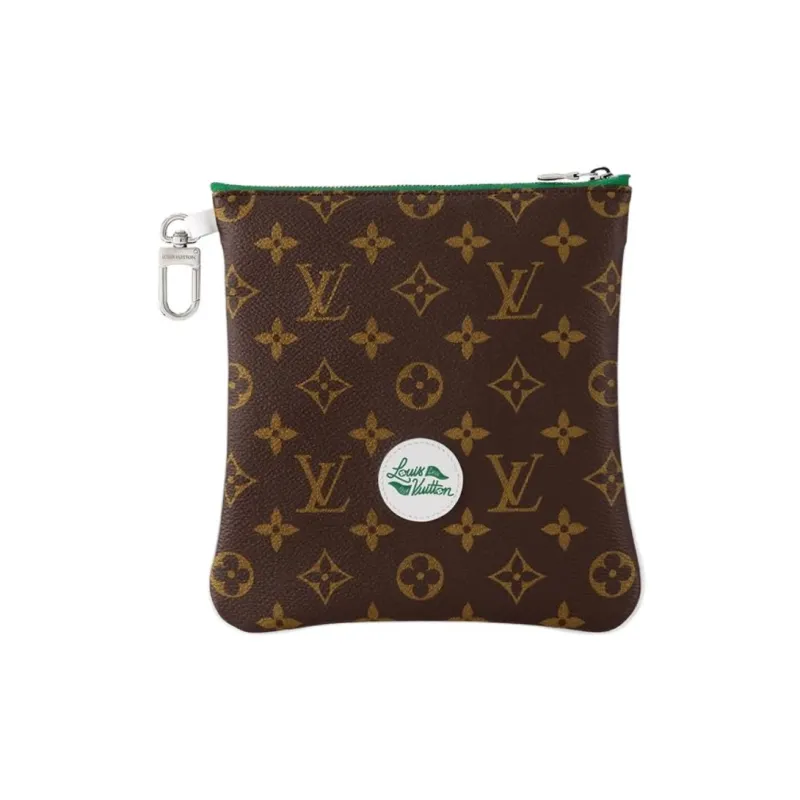 LOUIS VUITTON Coated Canvas Bag Accessory Unisex Brown-0