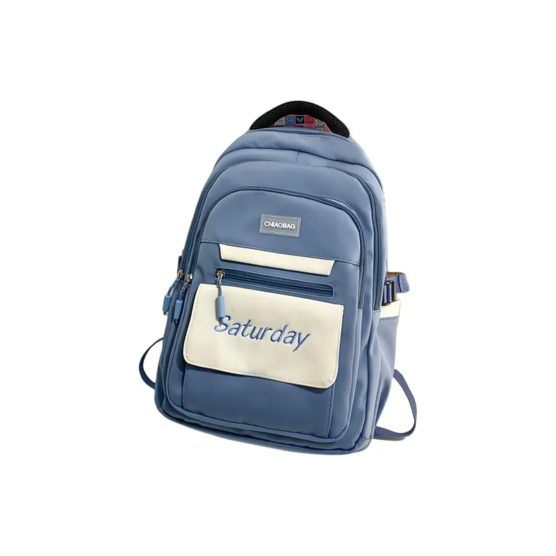 H YXIANG Nylon Backpack Regular Unisex Multicolor-5