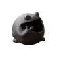 Frog-Zen Black[Length Approx. 10cm, Height Approx. 9.8cm]