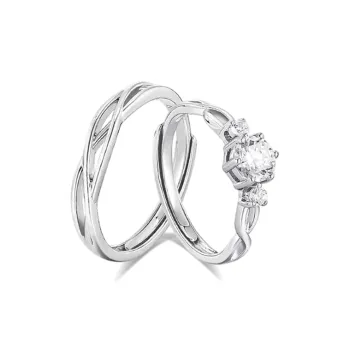 CANHUI S999 Fine Silver Rings Unisex