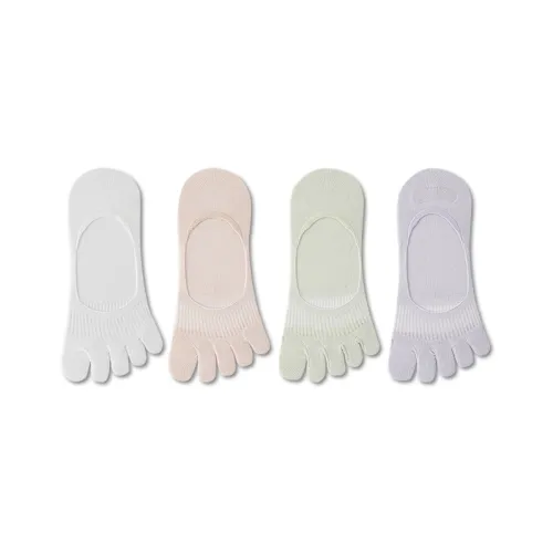 AUGUST No Show Socks Women's 4 Pack