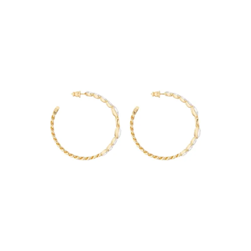 DIOR Metal Earrings Unisex Gold-0