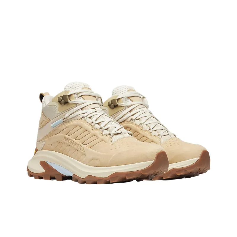 MERRELL Moab Speed 2 Leather Mid Waterproof Latte Women's-2