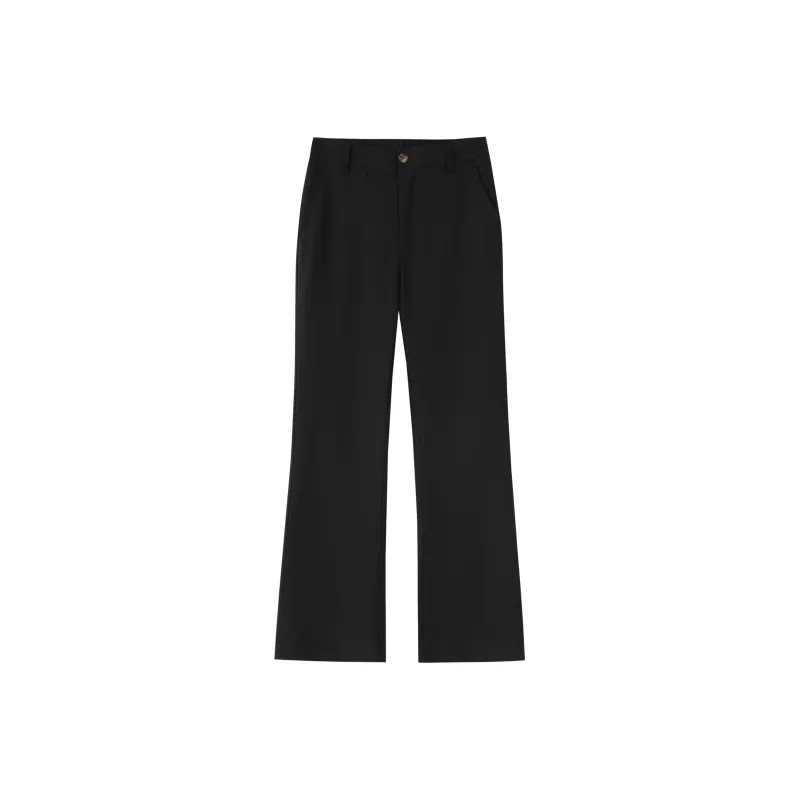 WELTER EXPERIMENT Fashion Versatile Suit Trouser Unisex Classic Black-2