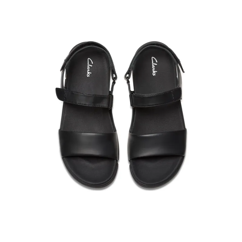 Clarks Beach Sandals Women's Black-2