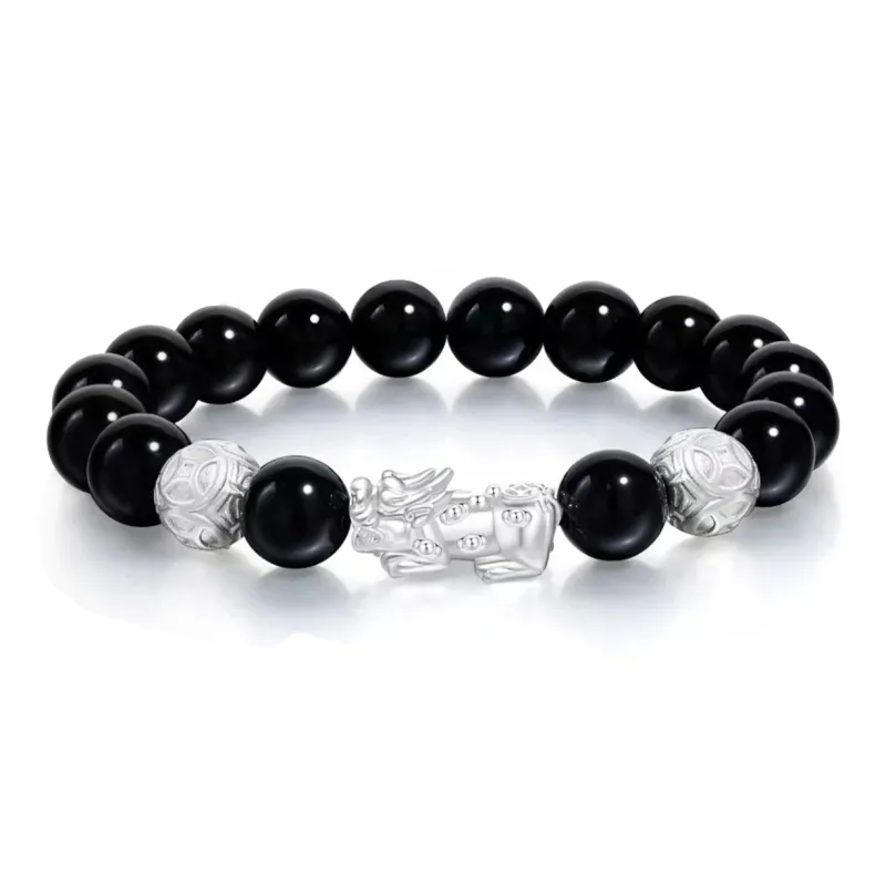 CMFY Obsidian Jade Bracelets Unisex-0