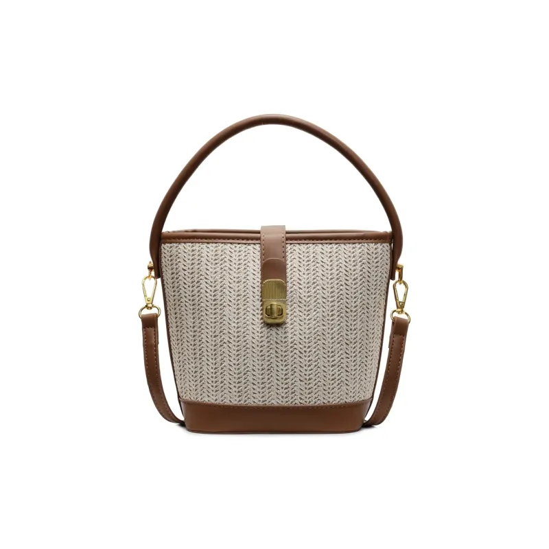 Yalu PU Handbag Women's Black/White/Khaki/Pink/Brown-29