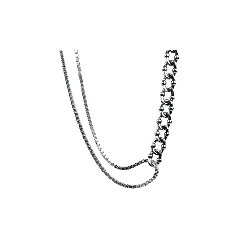SHIYI N CIFANG 925 Sterling Silver Necklaces Men's-4