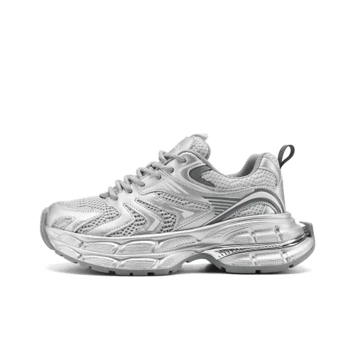 FIVE PLUS Anti Slip Wear Resistant Low Top Chunky Sneakers Women's