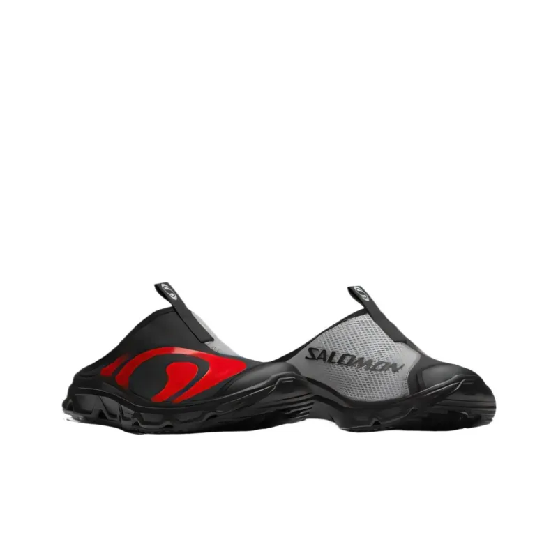 SALOMON RX Slide 3.0 Lightweight Low Top Casual Shoes Unisex Black Alloy Fire Red-1