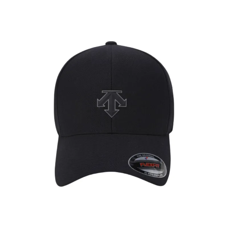 DESCENTE Polyester Baseball Caps Men's Black-1