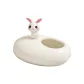 Cute Rabbit-Elegant White[Length Approx. 13.8cm Width Approx. 9.6cm Height Approx. 10.1cm]