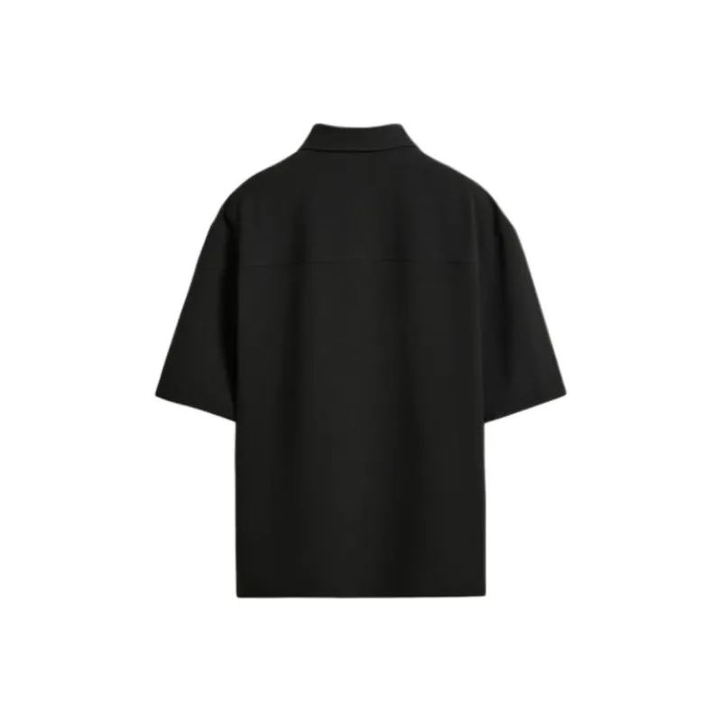 ZARA Polo Shirts Men Black-1