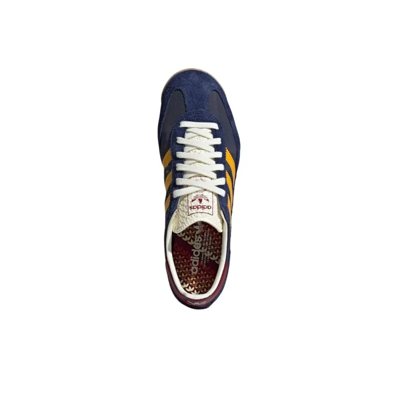 Adidas Originals SL 72 Anti Slip Wear Resistant Low Top Casual Shoes Unisex Dark Blue-5