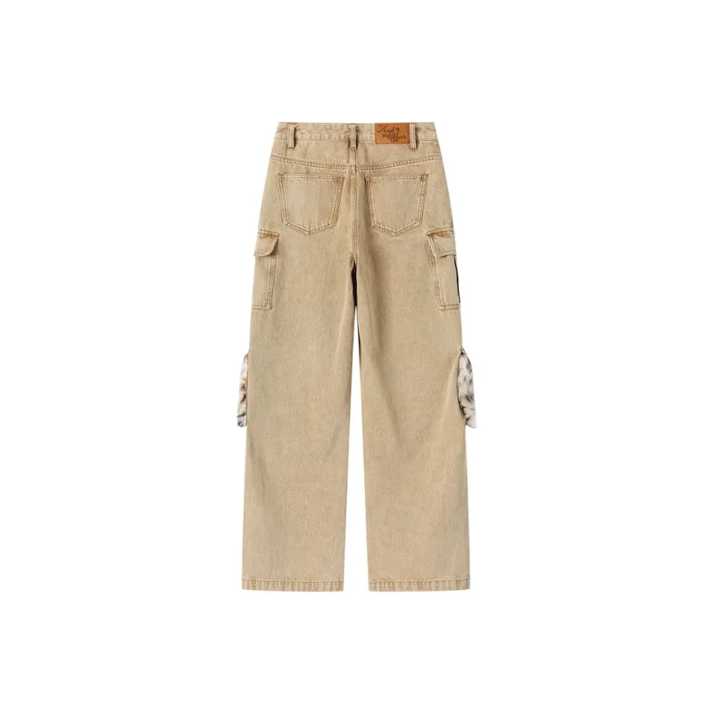 ANDREA MARTIN Jeans Women's Khaki-1