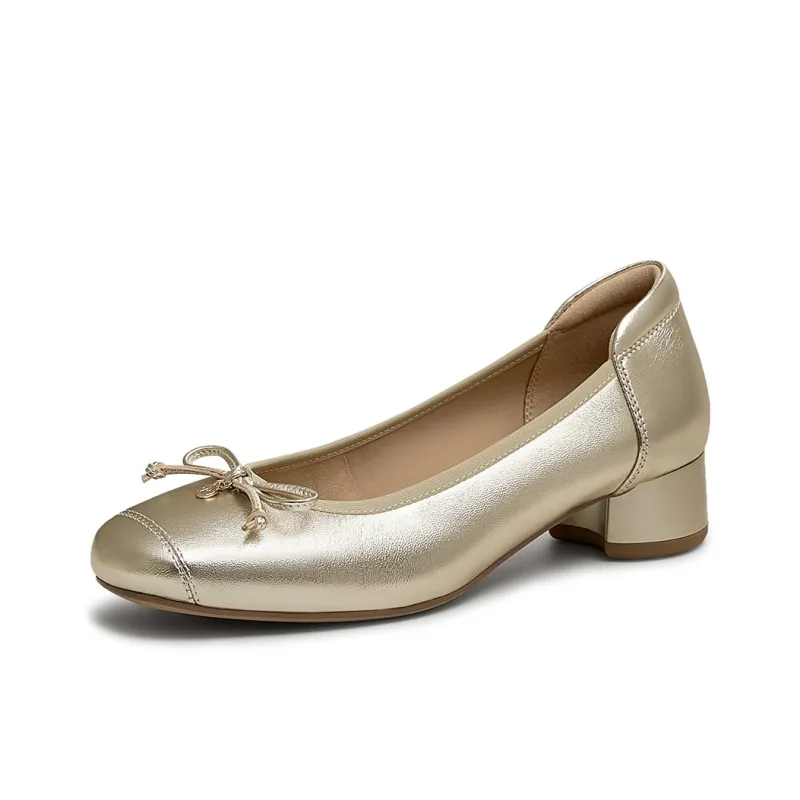 PT'SON Chunky Heel High Heels Women's-6