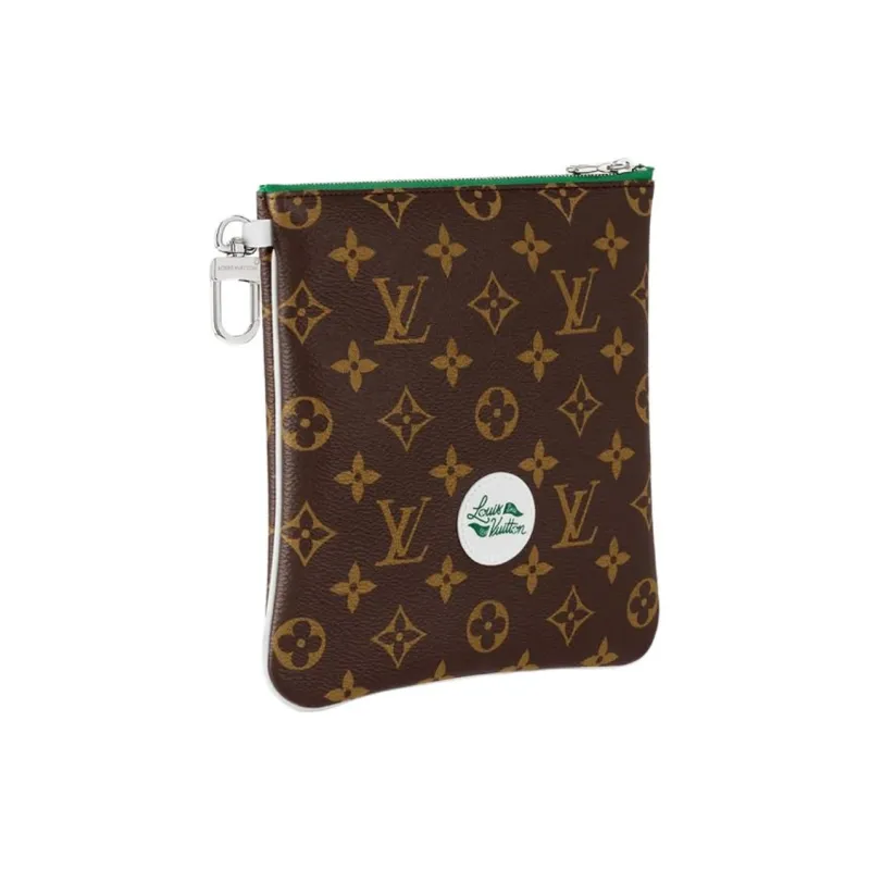 LOUIS VUITTON Coated Canvas Bag Accessory Unisex Brown-1